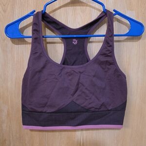 ThirdLove Racerback Sports Bra - Dark Purple and Pink